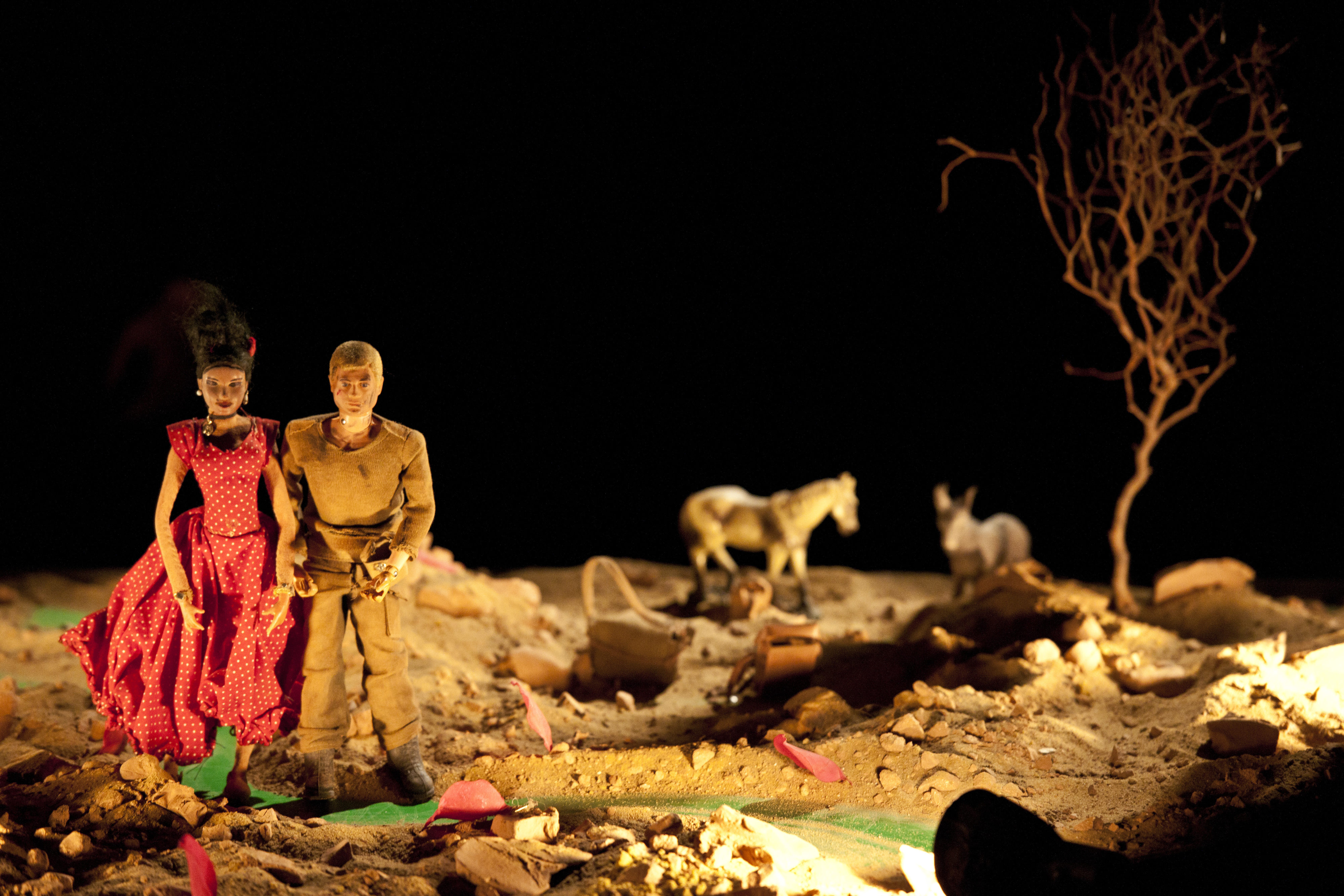 Photogrpahie du spectacle Carmen, de la compagnie Les Karyatides. Crédits : Michel Boermans